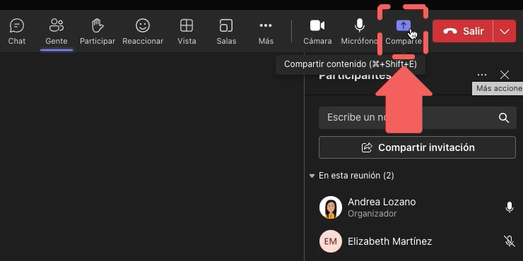 Trabajar con archivos compartidos en Microsoft Teams